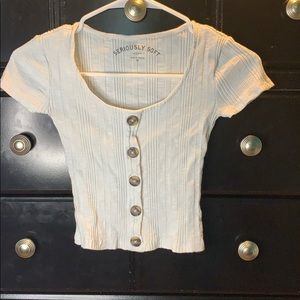 Off white fitted shirt